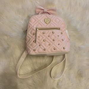 Betsy Johnson Pink Backpack NWT
